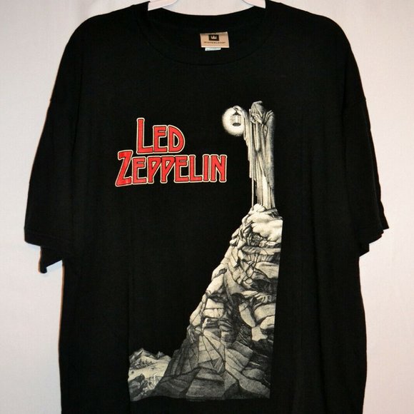 Vintage 99 Led Zeppelin XL Stairway to Heaven ZOSO Winterland Dbl-Sided T-Shirt